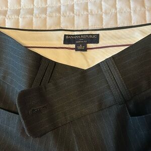 Pinstripe Banana Republic Martin Fit Pants